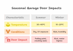 Local Weather Impact on Garage Doors - visual selection