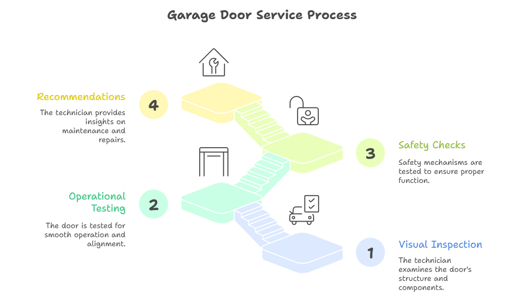 garage door service process